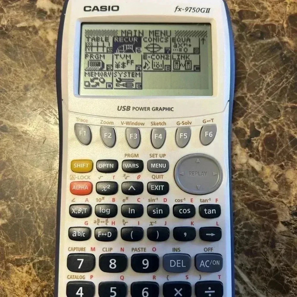 Casio FX-9750Gii USB Power Graphing & Scientific Calculator with Cover - Tested - Picture 4 of 5